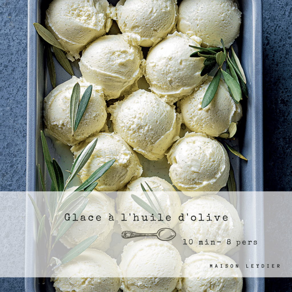glace huile d'olive