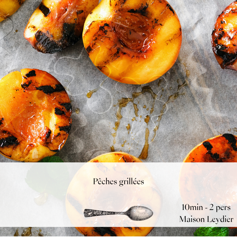 peches grillees
